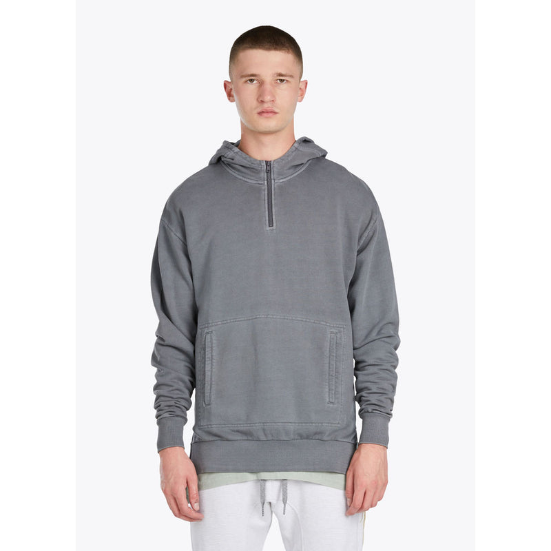 Zanerobe Rugger Zip Hoodie Sweater | Pigment Gray