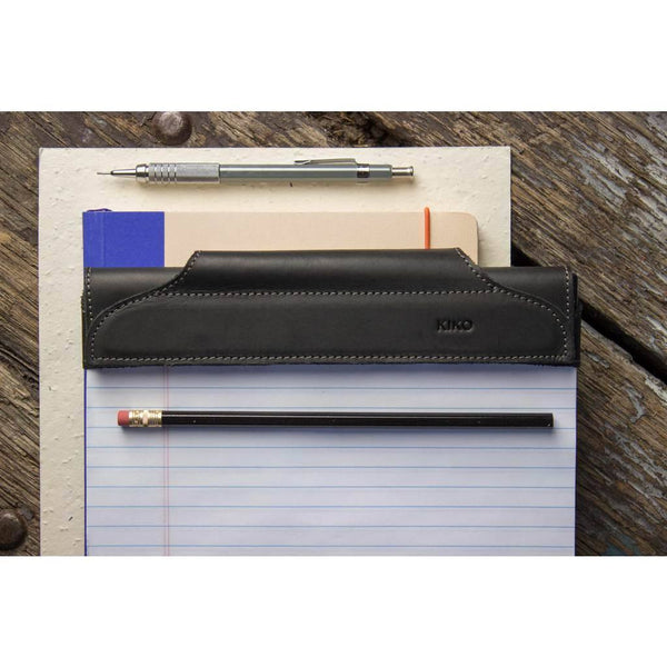 Kiko Leather Notepad Jacket | Black 408blk