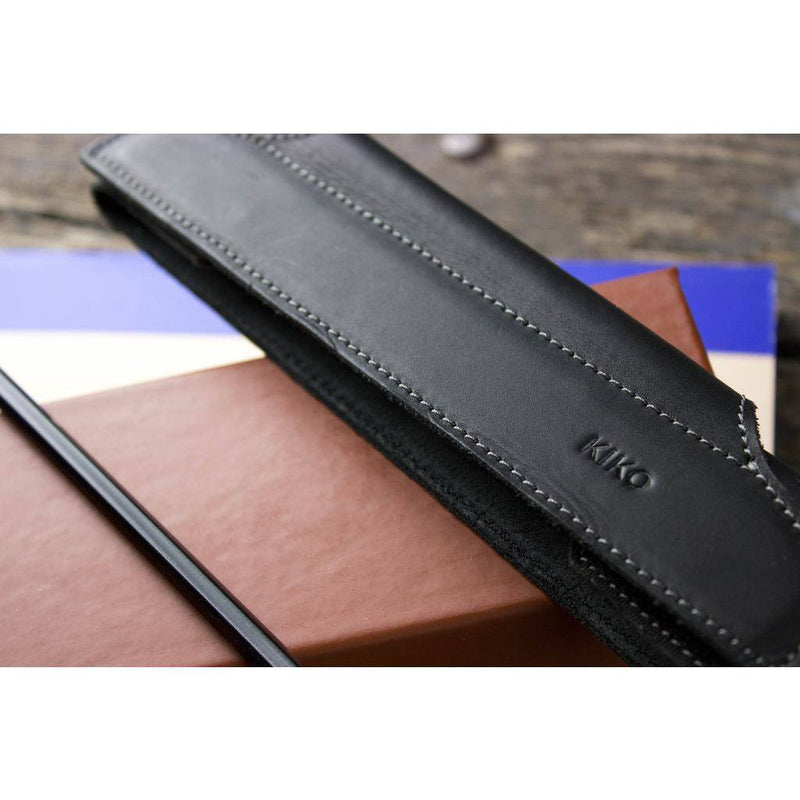 Kiko Leather Notepad Jacket | Black 408blk