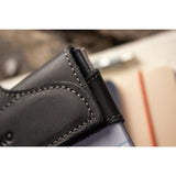 Kiko Leather Notepad Jacket | Black 408blk