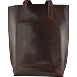 Kiko Leather Structure Tote Bag | Brown