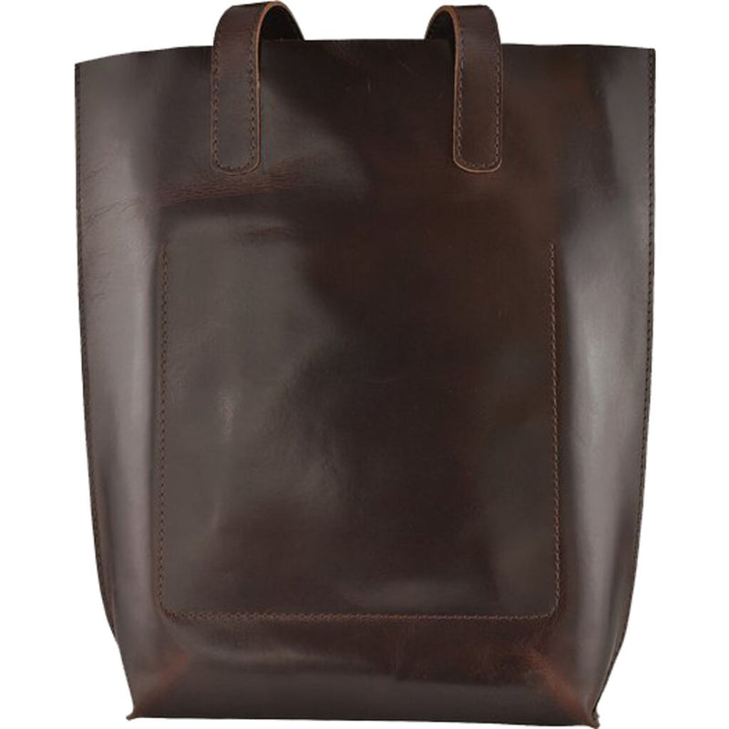 Kiko Leather Structure Tote Bag | Brown
