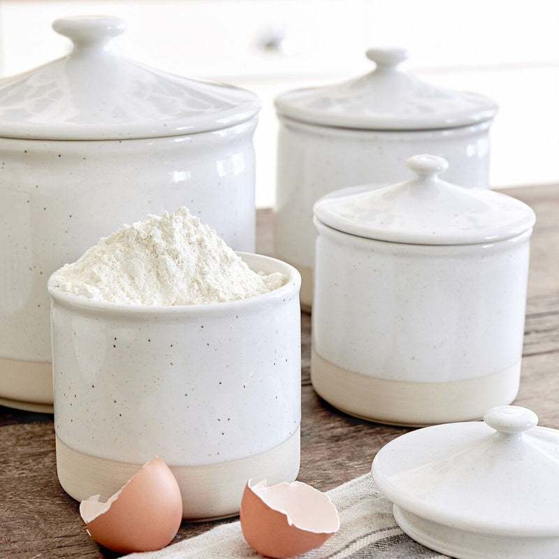 Casafina Fattoria Large Canister | White