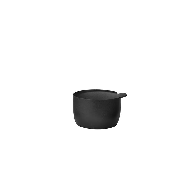 Stelton Collar Sugar Bowl With Lid| Black