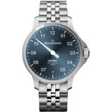 MeisterSinger Unomat Watch | Steel Blue Dial / Stainless Steel Bracelet