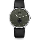 Sternglas IVO Quartz Watch | Smokey Green-Black Dial / Premium Black Strap