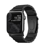 Nomad Apple Watch Steel Band 44mm / 42mm | Stainless Steel/Black Hardware