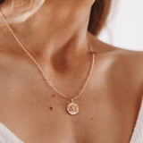 Awe Inspired Mini Persephone Necklace | Standard Saturn Chain