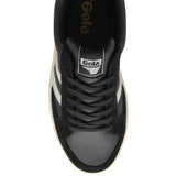 Gola Classics Men's Superslam Sneakers | Black/Off White/Moody Orange