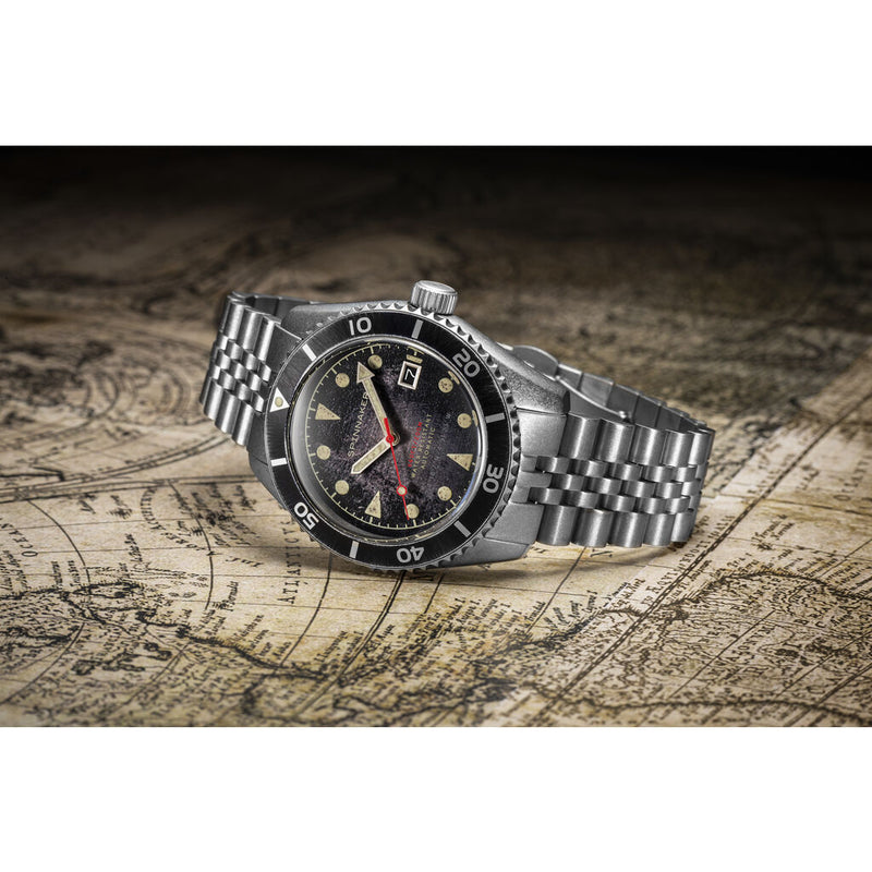 Spinnaker Wreck SP-5089-11 Automatic Watch | Black/Steel