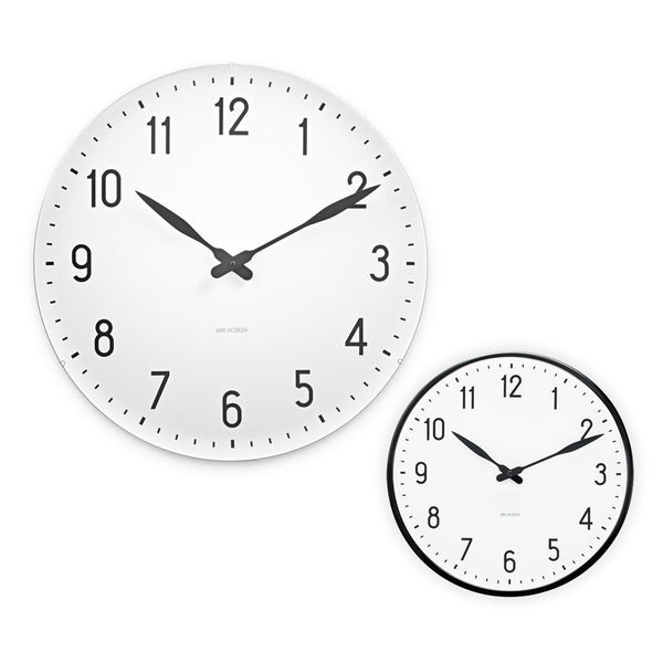 Arne Jacobsen Station Clock 290/480 | White 43643/43663