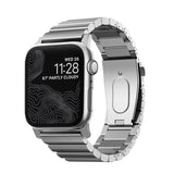 Nomad Apple Watch Steel Band 44mm / 42mm | Stainless Steel/Silver Hardware