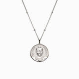 Awe Inspired Mini Ruth Bader Ginsburg Necklace | Standard Saturn Chain