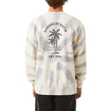 Katin Lava Crew Fleece | Steel Blue Tie Dye