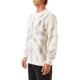 Katin Lava Crew Fleece | Steel Blue Tie Dye