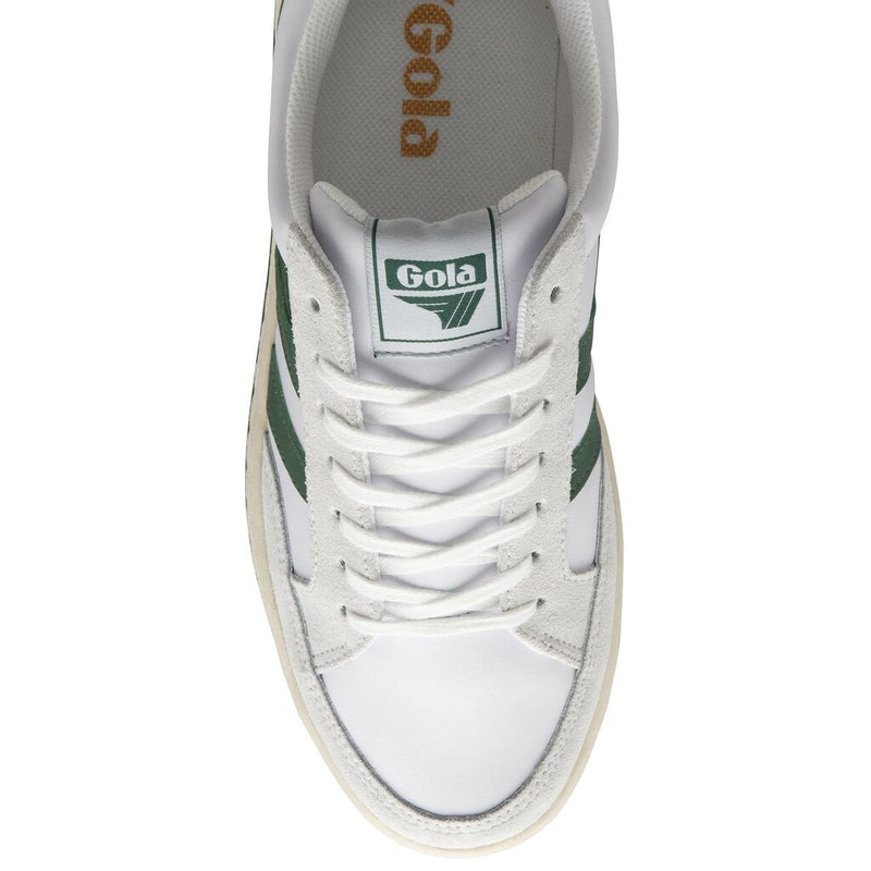 Gola Classics Men's Superslam Sneakers | White/Dark Green/Black