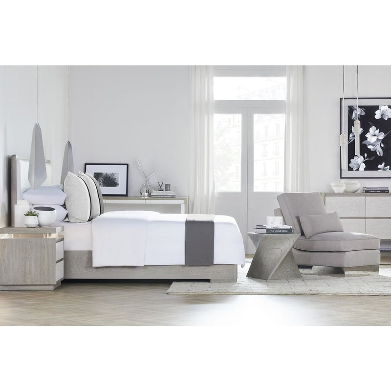 Sonder Living Newman Bed | Fallon White Leather
