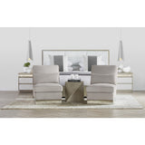 Sonder Living Newman Bed | Fallon White Leather