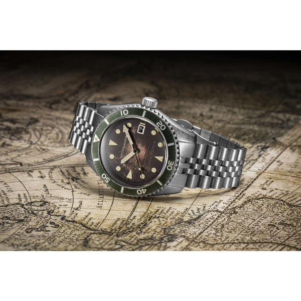 Spinnaker Wreck SP-5089-22 Automatic Watch | Brown/Steel