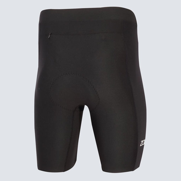 Zone3 Men's Lava Long Distance Shorts | Black/Red/White