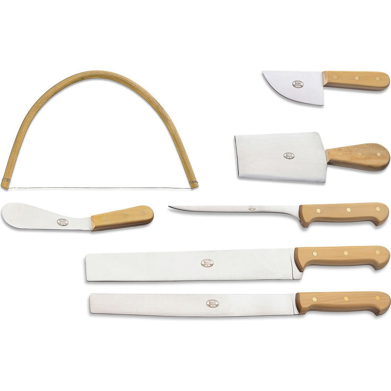 Coltellerie Berti Italiani Cheese Knife Set | Boxwood Handles-450