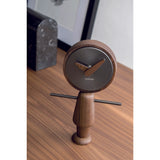 Nomon Nene T Table Clock | Walnut/Brass