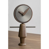 Nomon Nene T Table Clock | Walnut/Brass