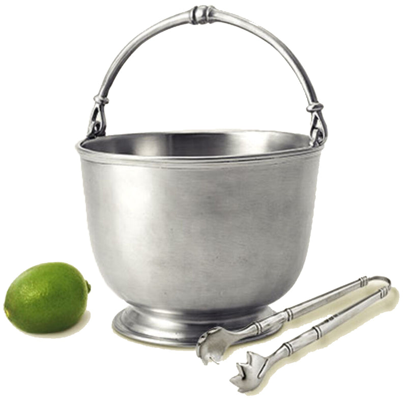 Match Bar Ice Bucket with 1286.0 Tongs