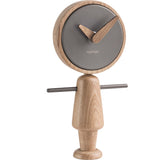 Nomon Nene T Table Clock | Walnut/Brass