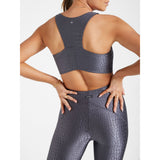 Koral Ring Pebble Sports Bra | Onyx