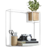 Umbra Cubist Large Wall Shelf | White 470754-660