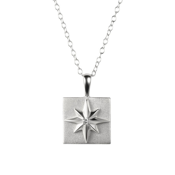 Awe Inspired North Star Charm Necklace | Standard Cable Chain