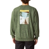 Katin Stairway Crew Fleece | Olive Mineral