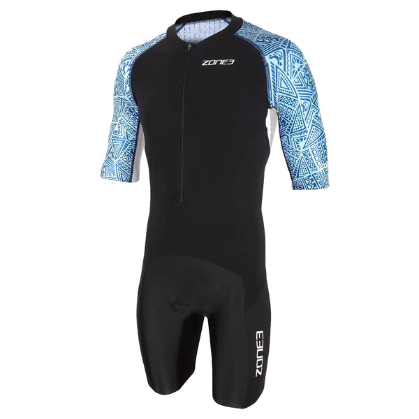 Zone3 Men's Lava Short Sleeve Trisuit
