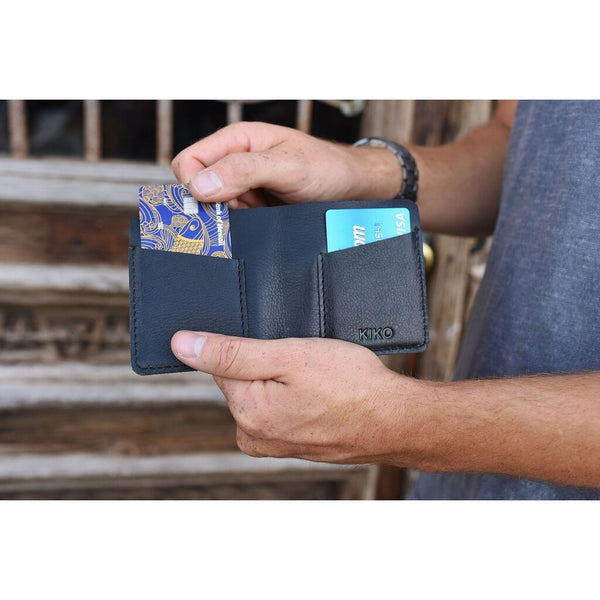 Kiko Leather Ram Wallet | Black