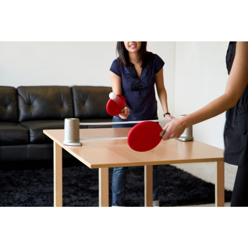 Umbra Pongo Table Tennis Set | Red/Charcoal