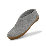 Glerups The Shoe with Natural Rubber Sole | Honey Grey
