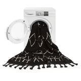 Lorena Canals Bereber Washable Rug | Black