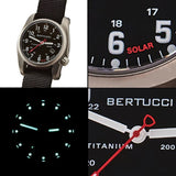 Bertucci A-2T Solar Classic Watch | Black Dial | Matte Finish | Solar Powered
