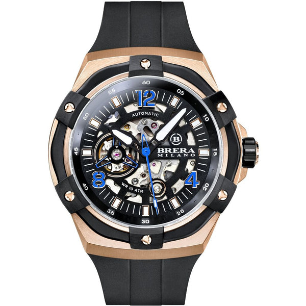 Brera Milano Supersportivo Evo Automatic Watch BMSSAS4502 | Stainless Steel/IP Black