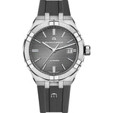 Maurirce Lacroix Aikon Automatic Gents 42 mm Watch | Grey Rubber Strap