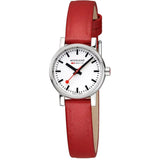 Mondaine Women's 'SBB' Swiss Quartz Stainless Steel and Leather Casual Watch