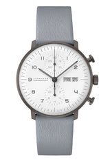 Junghans max bill Chronoscope Automatic 40MM Watch | Sapphire Crystal Glass