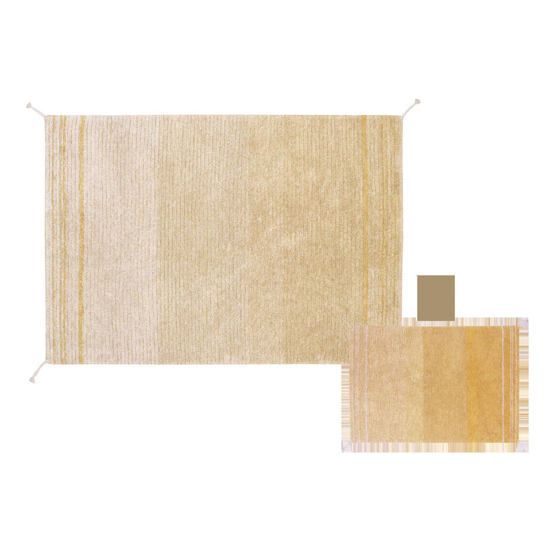 Lorena Canals Reversible washable Area Rug | Twin Amber