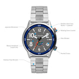 Columbia Collegiate Outbacker Florida Gaters Men's Analog Watch | Stainless Steel Bracelet