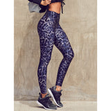 Koral Drive Cheetara High Rise Legging | Blue Cheetara