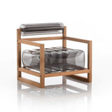 MOJOW Yoko Armchair | Wood & PVC