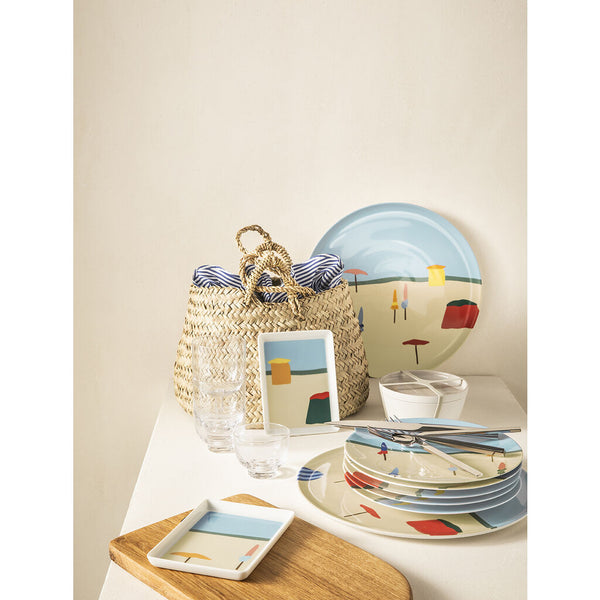 Degrenne Destination Mer Gift Box Of 6 Round Plates | 23cm