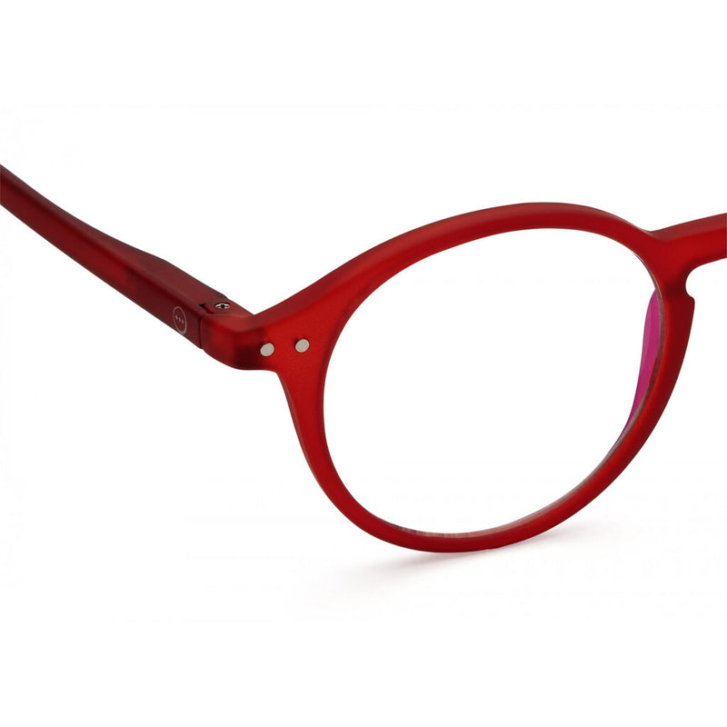 Izipizi Screen Glasses D-Frame | Red Crystal Soft