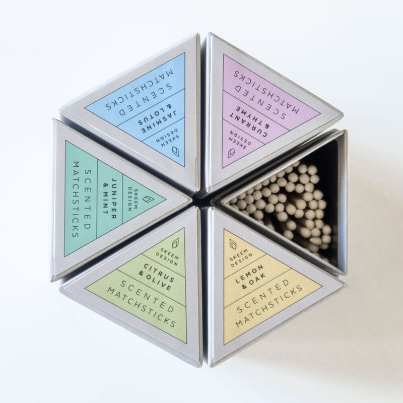 Skeem Design Prism Scented Matches | Jasmine and Lotus